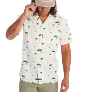 🆕 Marmot Muir Camp Novelty Short Sleeve Button Down Shirt